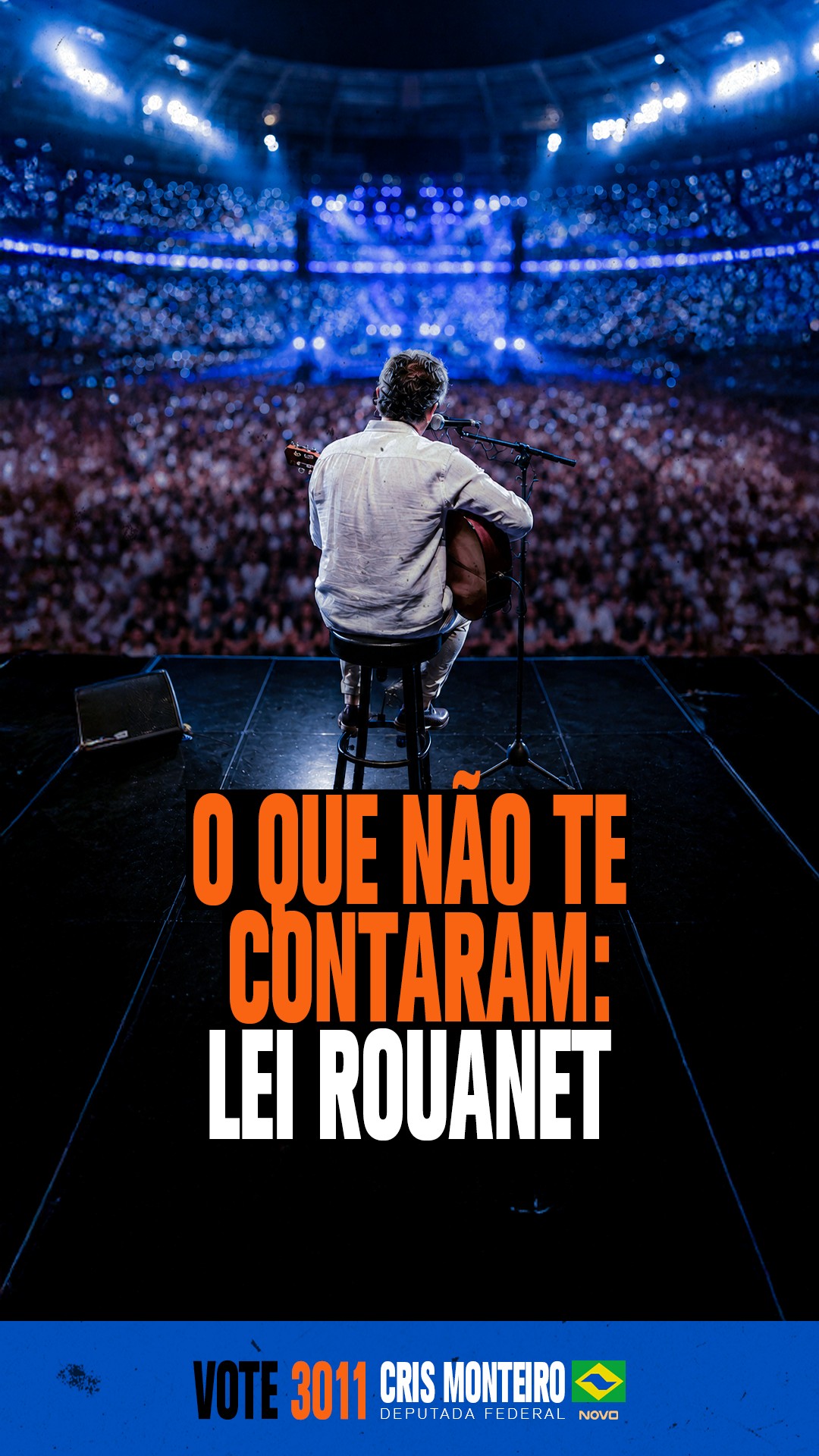 Não faz sentido a gente financiar shows milionários com os nossos impostos. Subsidiar quem já faz…